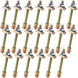 20 Pieces Bed Frame Hardware Connector Kit,M8×100mm Furniture Fastening Connectors Countertop Hardware Bed Frame Bolts and Nuts Kit for Countertops Wardrobes Blocks Bed Frame Furniture