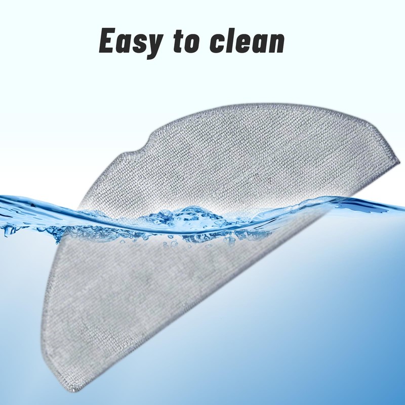 Ninnyi 4 Pcs Robot Vacuums Mop Pads Replacement for eufy