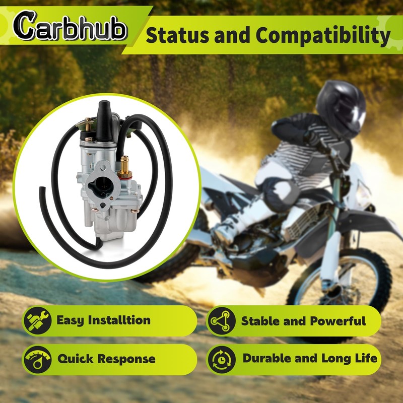 Carbhub Carb Compatible with SUZUKI JR 50 JR50 Carburetor +