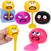 4 Pack Vomiting Stress Balls Fidget Toy Set, Puking Sucking Egg Yolk Slime Ball, Squeeze Toys, Prank Toys, Gag Gift, Novelty Stress Relief Sensory Toy