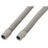 Xavax All Washing Machines and Dishwashers Drain Hose, Grey, 1,5