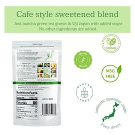 Bjdesign Matcha Latte Powder Hajime Té Verde Matcha Endulz                                                                                            