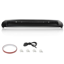 G-PLUS Front Upper Hood Bulge Molding Grille Trim Compatible with Toyota Tundra 2014-2021 76180-0C030 761800C030C0 TO1231102 Glossy Black