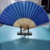 luzen 1Pc Bamboo Decorative Folding Fan Display Stand Holder Hand