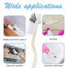 Abeillo 2Pcs Small Washing Up Brush, Small Bottle Brushes Kitchen