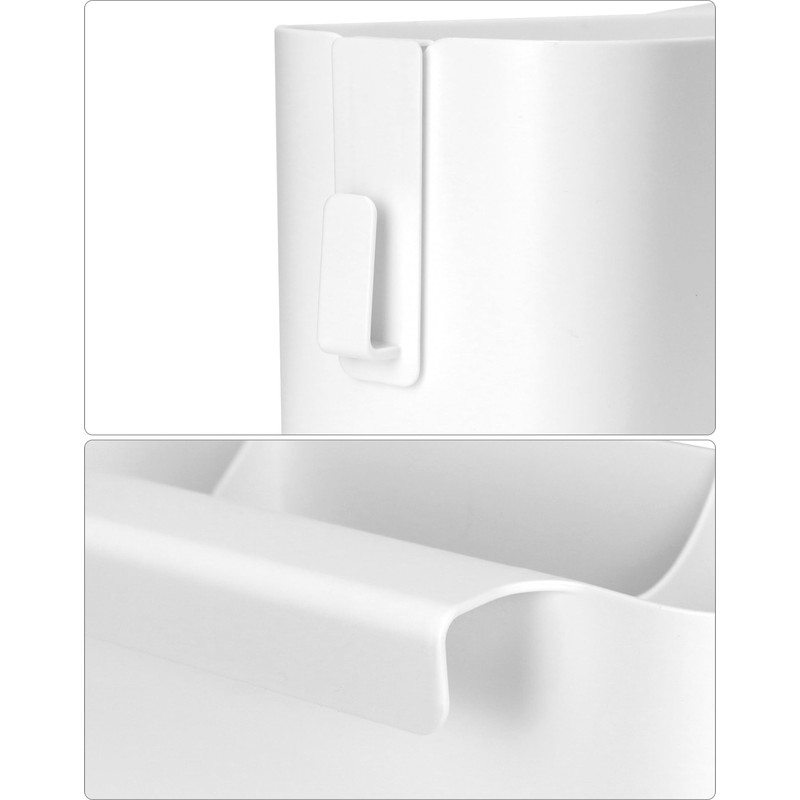 QWORK® 2Pcs bedside storage with Detachable Hooks, Bed Hanging Storage