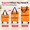Foldable Shopping Bag for Grocery Runs – Large-Capacity Polyester Tote