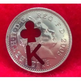 NEW CUT OUT 10p COIN MAGIC TRICK/MENTAL MAGIC - CLOSE UP MAGIC