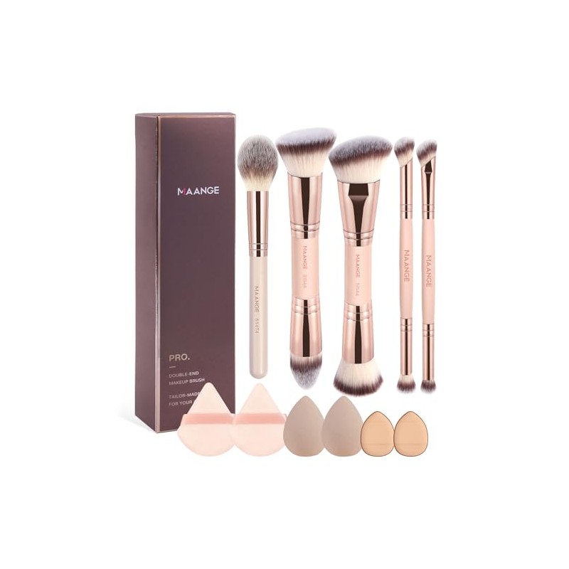 MAANGE 12Pcs Brochas Maquillaje