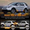 XRIDONSEN 2PCS 60 inch Amber Blue Emergency Lights Strip 720