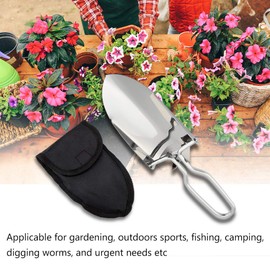 Camping Shovel, Survival Shovel Multitool, Mini Shovel Folding, for Backpacking, Hiking, Survival, Car Emergency