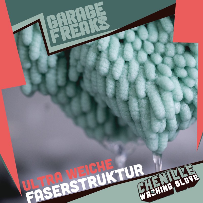 Car Wash Mitt - Chenille Washing Glove with Extremely Soft