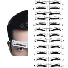 ZHSHXNGY Eyebrow Template for Men, Eyebrow Stamp & Eyebrow Cutting Guide Eyebrow Shaping Tool Eyebrow Pencil for Men Eyebrow Template Eyebrow Seal for Beginners, Eyebrow Shaping Tool with Strap, Set