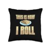 Lefse Norwegian Bread Recipe Maker Flatbread Rolling Throw Pillow