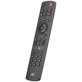 One For All For All Contour TV Universal Mando a Distancia TV – Control de TV/Smart TV – Funciona con Todas Las Marcas – URC1210, Color Negro