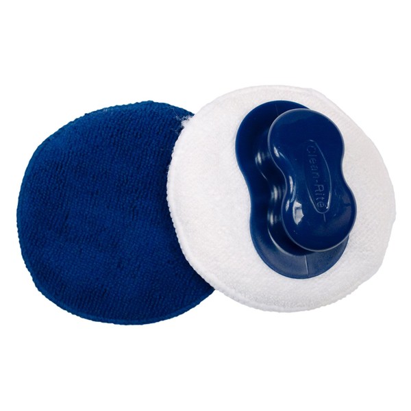 Detailer's Choice 9-513 Microfiber Applicator Pad with Grip Handle, 2 Pack
