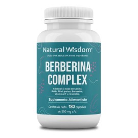 Berberina Complex 180 Caps Apoyo Bienestar General Metabólico Fórmula Ácido Alfa Lipoico Zinc Magnesio