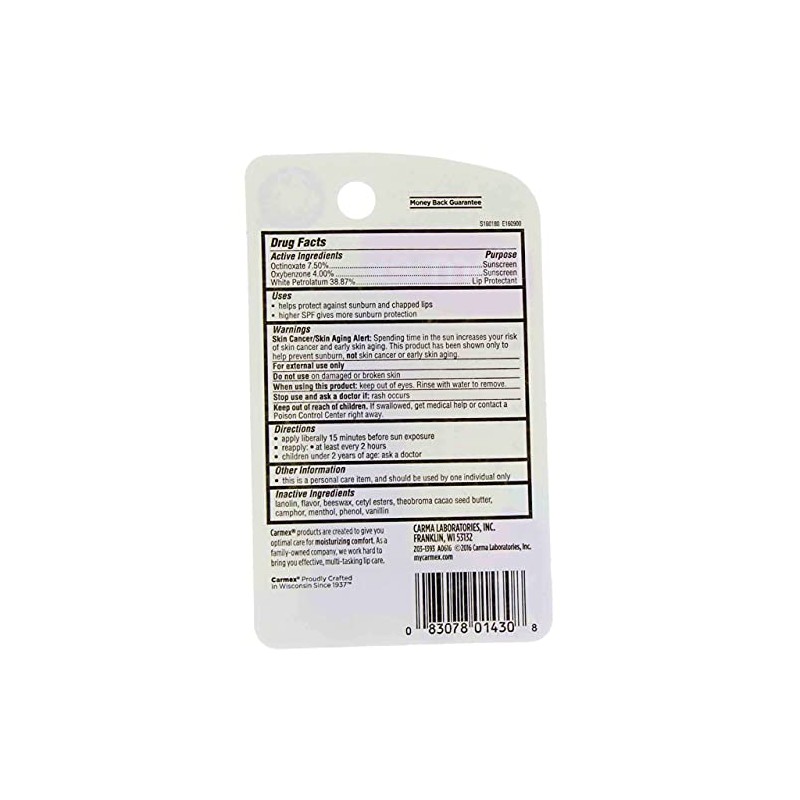 Carmex Everyday Lip Balm Cherry SPF 15 0.35 oz (Tube