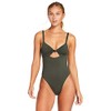 Vitamin A Womens Zuri One-Piece Forest Ecolux LG (US Women's