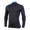 Men's High Elastic Compression Shirts Long Sleeves Sports Top for