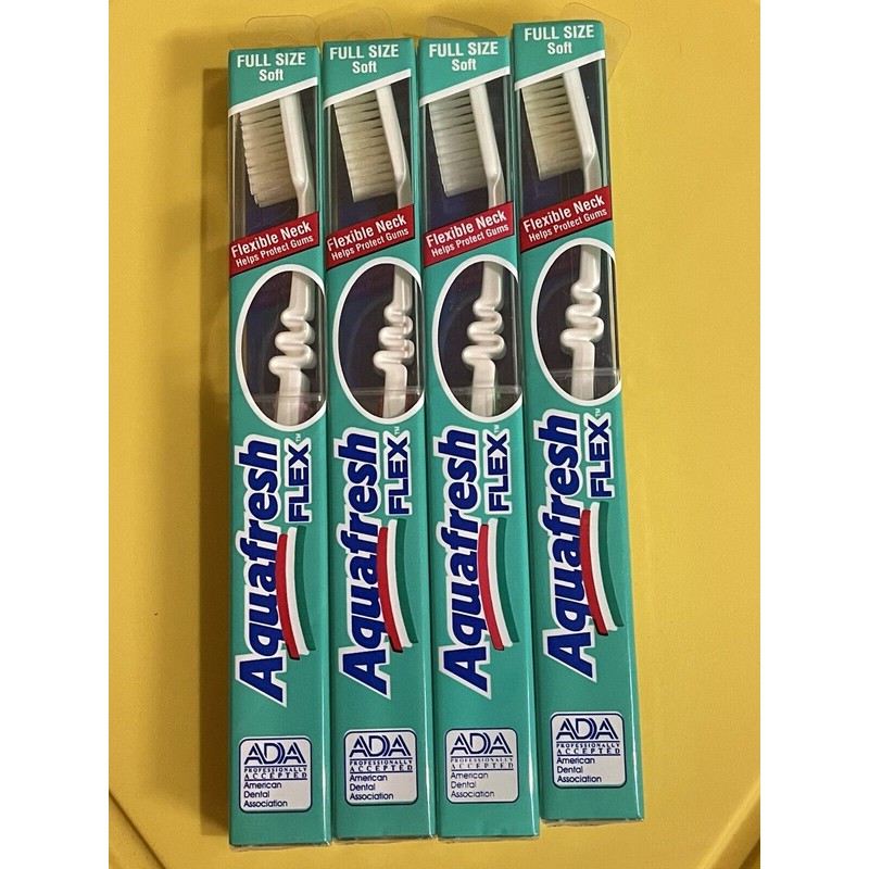 Aquafresh 4x Aquafresh Flex Toothbrush Full Soft Bristle Imported Germany