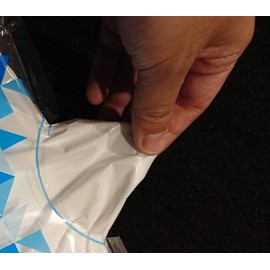 Translucent White Trash Bags, Thick, 10.9 gal (45 L), 10 P WH-6