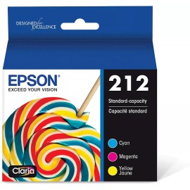 Epson Genuine Epson 212 Ink Cartridge For WorkForce XP-4100 XP-4105 WF-2830 WF-2850 - 1 x Tri-color