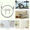 20.7FT/6.3M Stainless Steel Clothes Lines for Hanging Clothes Outside-DEWEL Clothesline
