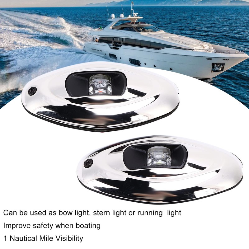 YOIM Navigation Light for Boats, 1 Nautical Mile Visibility IP66