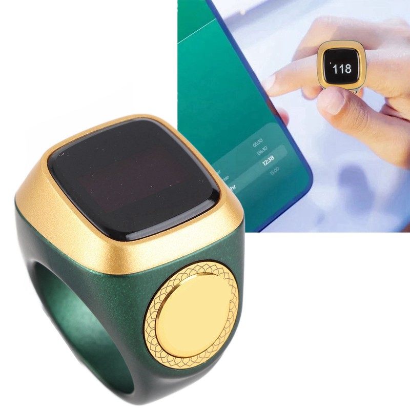 18mm Electronic Counter 0.49in Digital Display Intelligent Counting Finger Ring