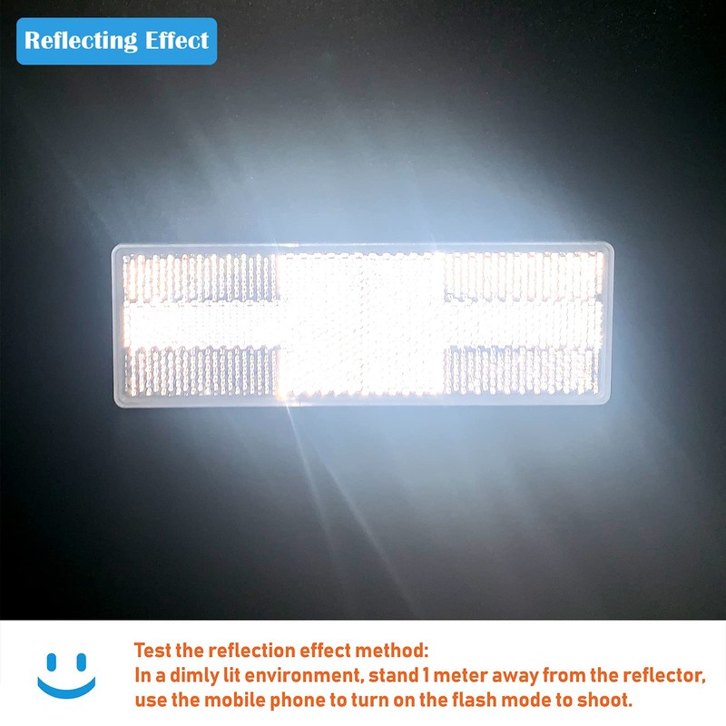 WELNENT WELNENT 4A / GB23254 / CCC 2pcs Rectangle Reflector