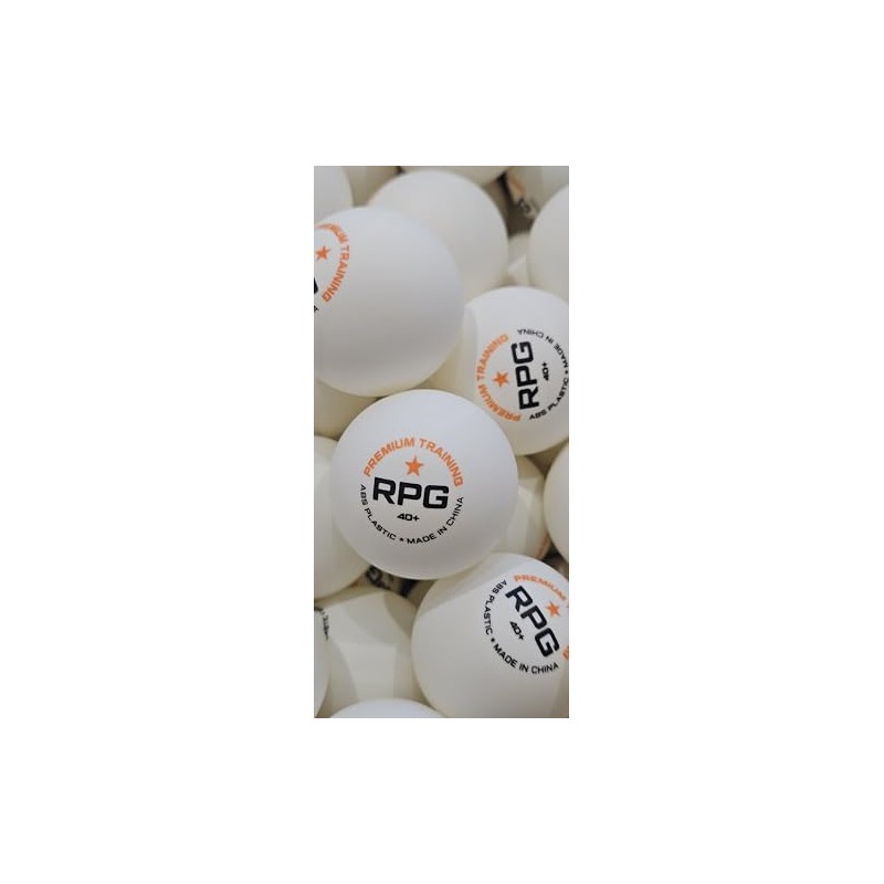 RPG 100 1* ITTF Grade ABS Table Tennis Balls, 40+