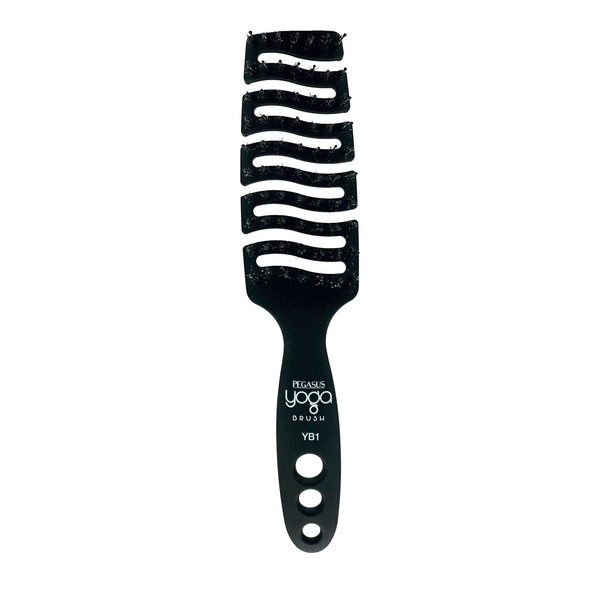 9in Flexible Vented Brush, Pegasus YB1 - Yoga Brush with