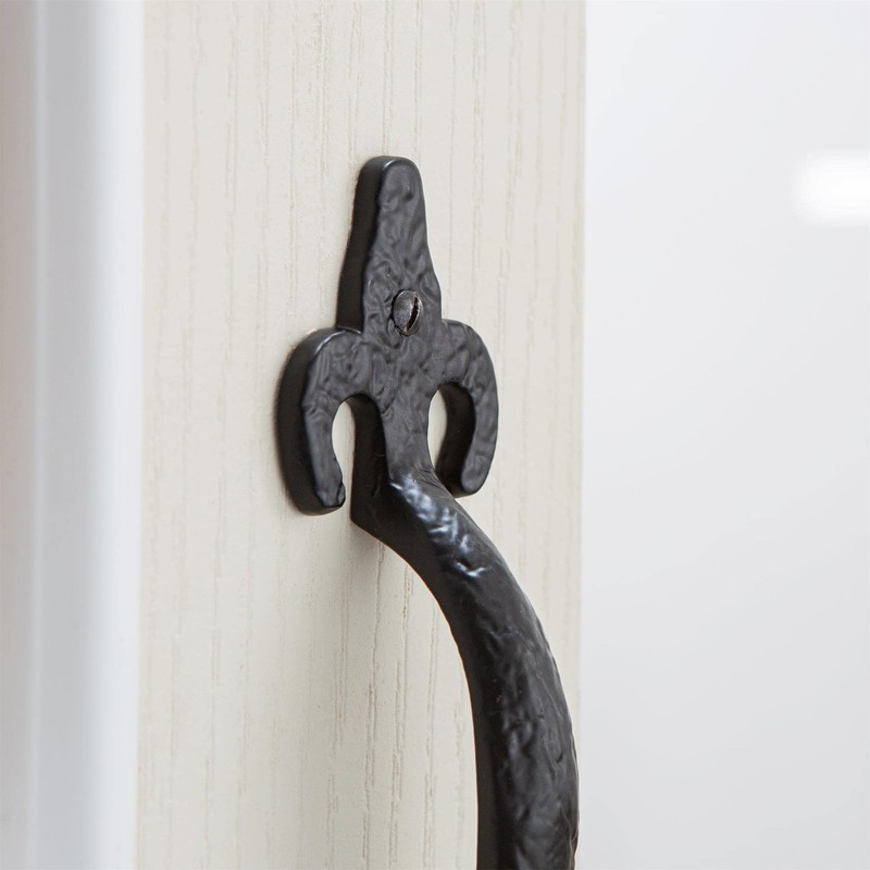 Hammer and Tongs - Antique Fleur De Lis Door Handle