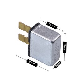 ZOOKOTO 3pcs 15A Plug in Mounting Automotive Circuit Breaker 15A Snap Off 2 Sections Balde Terminal Fuse 15Amp