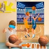 Pin The Basketball on The Hoop Game, 7 Pcs Basketball