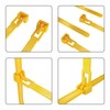 intervisio Cable Ties Resealable, 540 mm x 7.6 mm, Yellow,
