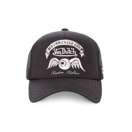 Von Dutch Boys' Crew Net Trucker Cap, Black, One size