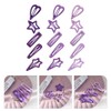LALAFINA 45pcs Metal Hair Clips for Girls Stylish Star Heart