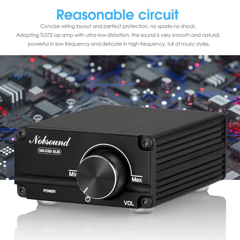 Nobsound 100W Full Frequency Mono Channel Digital Power Amplifier Audio