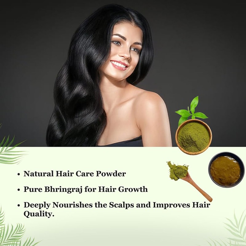 Bhringraj Powder for hair growth 100g | 3.5 oz Hair