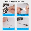 Torch Lighter, Magic Crocodile Dual Flame Lighter with Refillable Butane