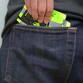 Doyeemei Safety Vest, Reflective Vest, Fluorescent Belt, Night Work Clothes, High Visibility, Adjustable Size, Night Safety Measures, For Jogging, Bicycle, Motorcycle, Traffic Security, Guidance, Guardman, For Construction Sites, Lightweight, Highly Elastic, Unisex