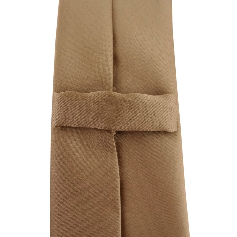 TigerTie Slim Satin Tie in Solid Colour in Various Colours