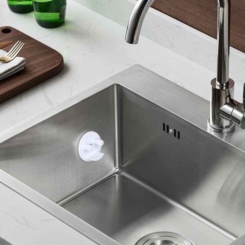 Sponge Holder, Sink Caddy for Scrub Sponges with Suction Cup