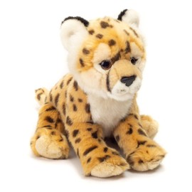 Teddy Hermann 90465 Cheetah 10,2"/26 cm, Soft Toy, Plush Toy