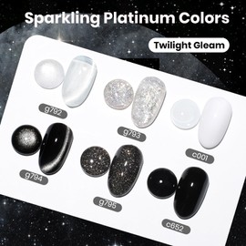 Beetles Gel Nail Polish Set, Yellow Coral Green Glitter Pastel Gel Polish with Bees Stickers 6 Color Summer Buzzy Field Theme for Nail Art Gift for Women