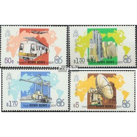 hong kong 487-490 (complete.issue.) unmounted mint/never hinged ** MNH 1986 world exhibition 86 Vancover (Stamps for collectors) Trains/railway/funicular