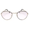 Round Gold Frame Old School True Vintage 80s 90s Reader