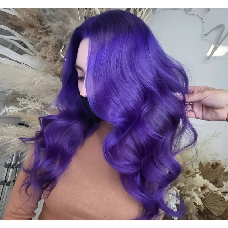Tinte Semi-permanente Violeta Electrico Rbl Nutrapel 90 G Violeta Electrico
